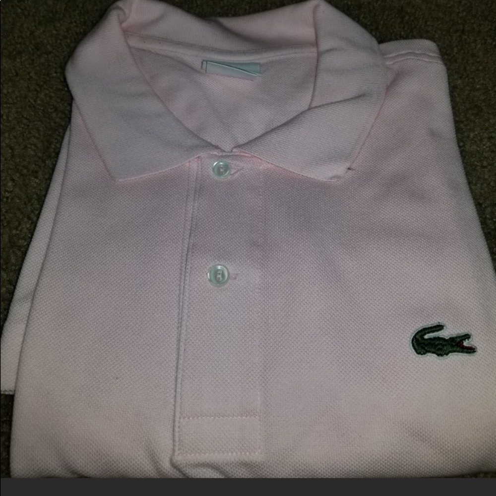 Pale Pink Mens Lacoste Polo- NWOT